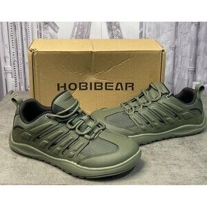 Hobiber Barefoot Minimalist Walking Shoes- Olive Green Size 7